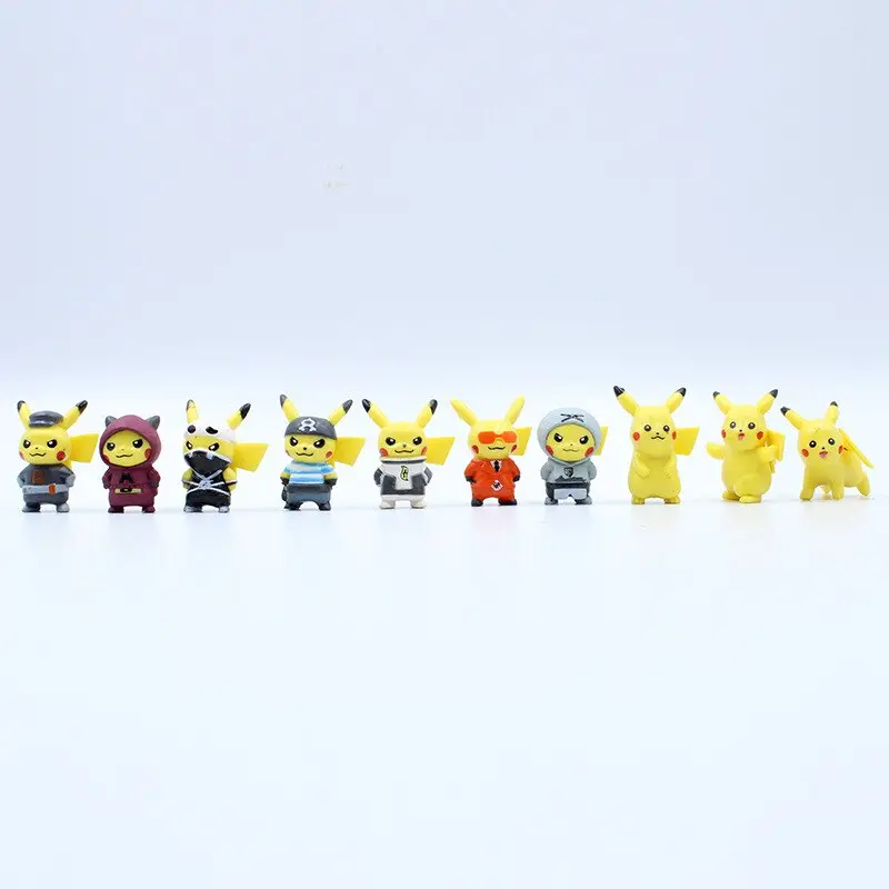 10 verschiedene Pokémon Pikachu Figuren