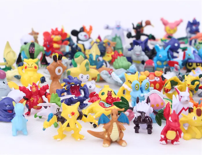 144 Pokeball Pokemon Figuren (zufällige Auswahl)