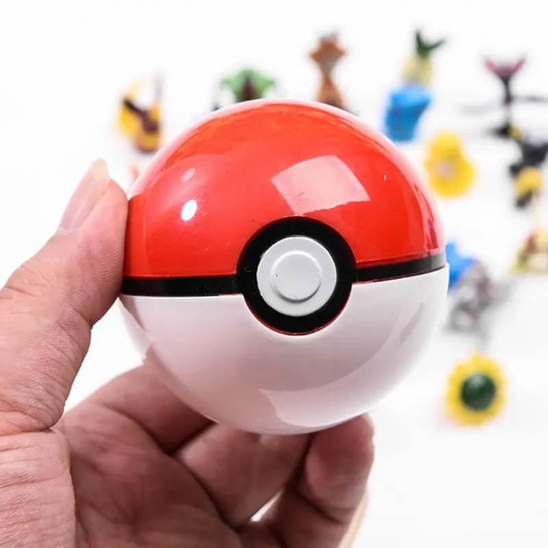1x Pokeball (ca. 7cm) mit Figur - verschiedene Pokebälle zur Auswahl