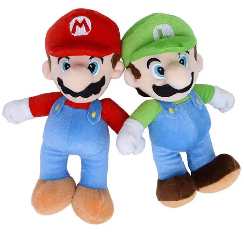 2er Set - Super Mario und Luigi Kuscheltier (ca. 25cm)