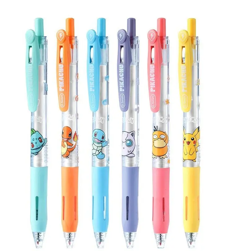 5er Set Pokemon Kugelschreiber mit verschiedenen Motiven