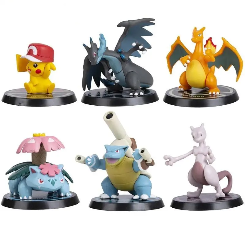 6er Set Pokemon Figuren