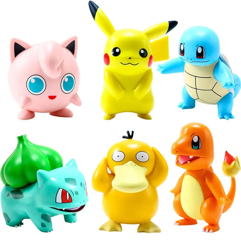 6er Set Pokemon Figuren