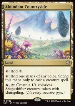Abundant Countryside - Commander
