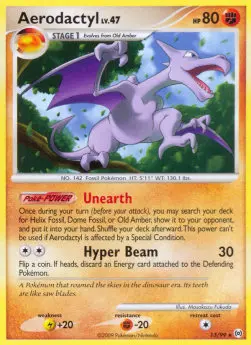 Aerodactyl Lv.47 AR-13 Rare Deutsch