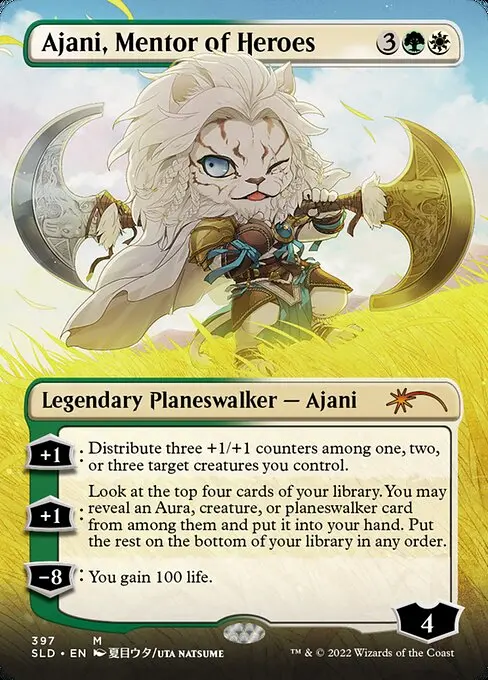 Ajani, Mentor of Heroes SLDFS-397 Mythic Englisch