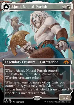 Ajani, Nacatl Pariah // Ajani, Nacatl Avenger (V.1) - Modern Horizons 3