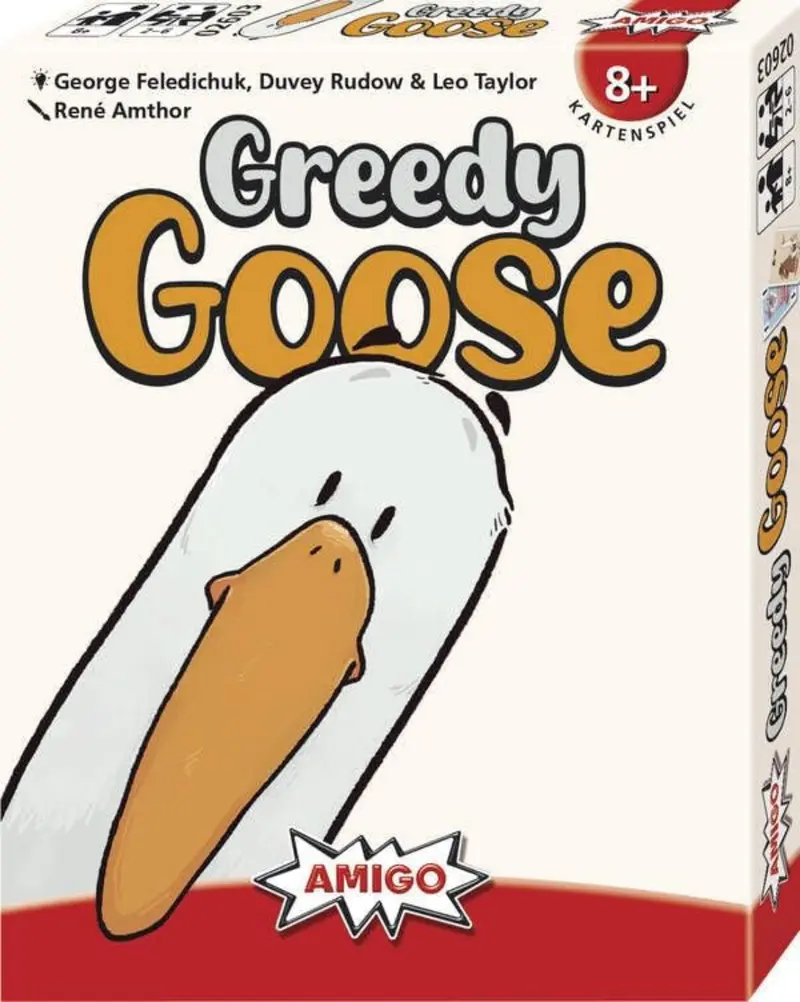 AMIGO Greedy Goose – Kartenspiel, 2–6 Spieler ab 8 J.