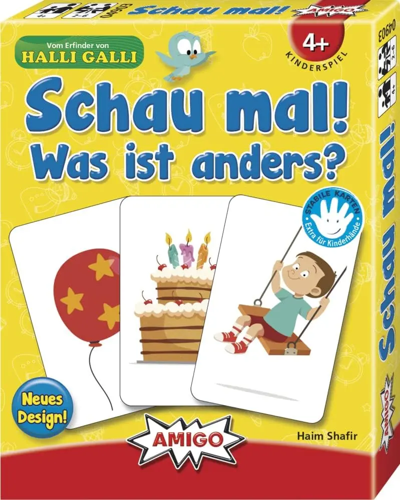 AMIGO Schau mal! Kartenspiel ab 4 Jahren – 32 Karten