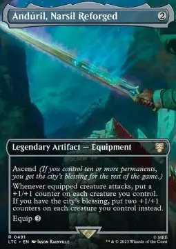 Andúril, Narsil Reforged LTRH-491 Rare Near Mint Englisch