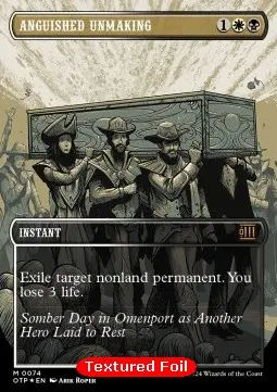 Anguished Unmaking OTP-74 Mythic Near Mint Englisch Foil