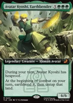 Avatar Kyoshi, Earthbender (V.2) TLE-201 Mythic Near Mint Englisch Foil