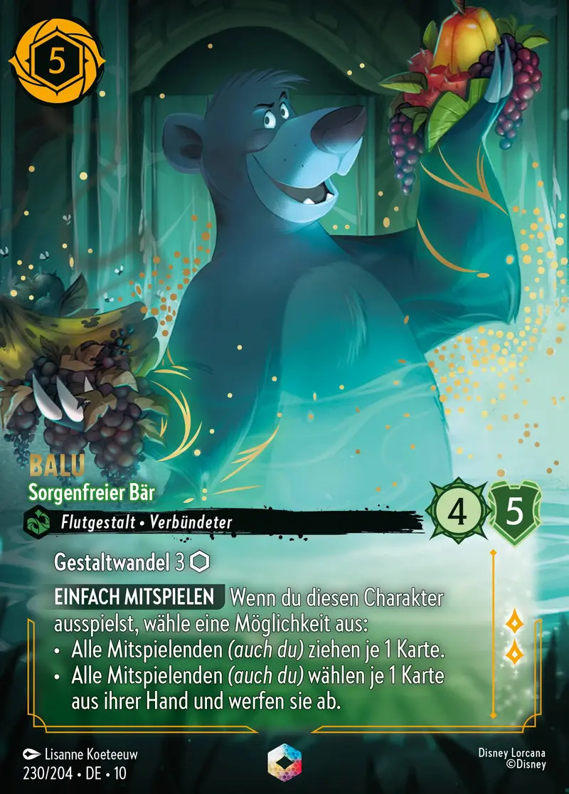 Balu - Sorgenfreier Bär (V.2) 10WHI-230 Enchanted Deutsch