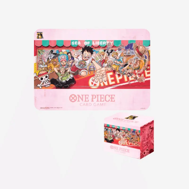 [BANDAI] ONE PIECE - 25TH EDITION - PLAYMAT & CARD CASE