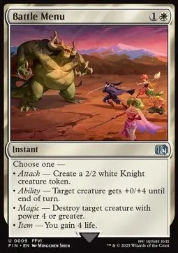 Battle Menu - Magic