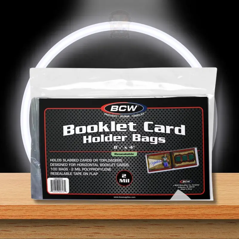 BCW Booklet Card Holder Bags Resealable