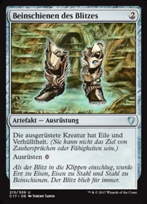 Beinschienen des Blitzes C17-215 Uncommon Deutsch