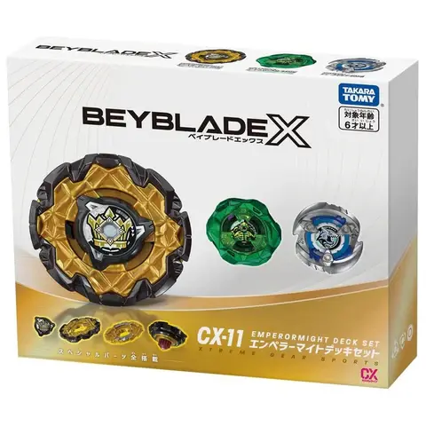 Beyblade X - CX-11 Emperor Might Deck Set