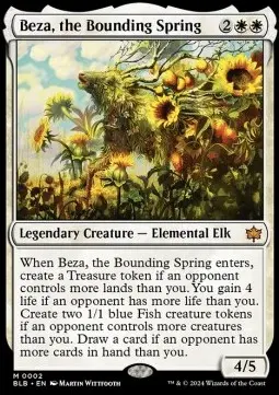 Beza, the Bounding Spring - Bloomburrow (Mythic) [BLB-2]