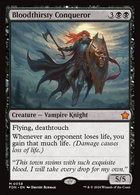 Bloodthirsty Conqueror FDN-58 Mythic Englisch