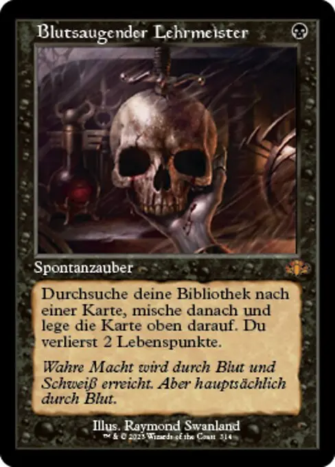 Blutsaugender Lehrmeister (V.1) XDMR-314 Mythic Deutsch
