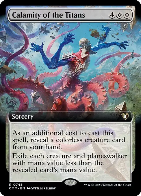 Calamity of the Titans (V.2) XCMM-745 Rare Englisch