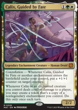 Calix, Guided by Fate MAT-26 Mythic Near Mint Englisch