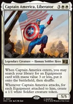 Captain America, Liberator - Commander