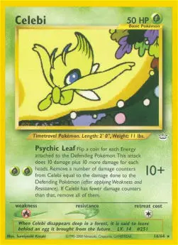 Celebi NR-16 Rare Englisch