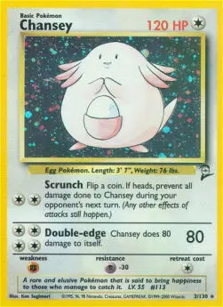 Chansey B2-3 Holo Rare Englisch