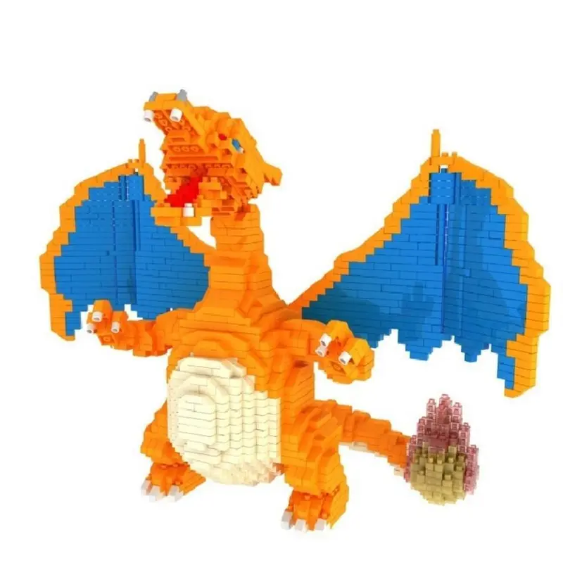 Charizard Glurak Pokemon Baustein Set (2080 Teile)