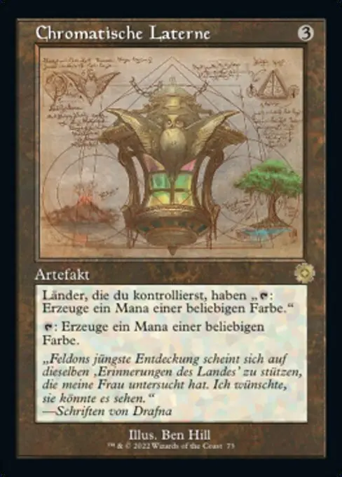 Chromatische Laterne (V.2) BRR-73 Rare Deutsch