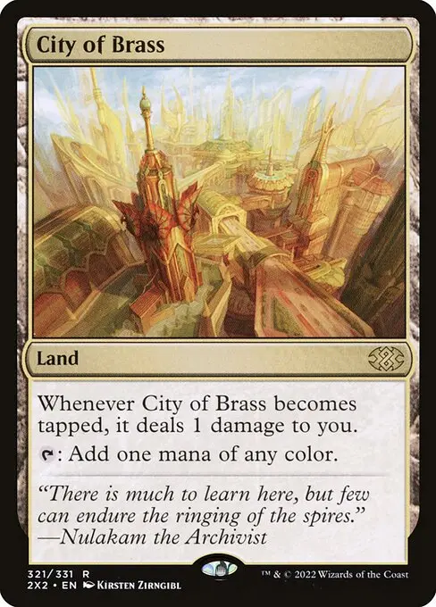 City of Brass 2X2-321 Rare Englisch