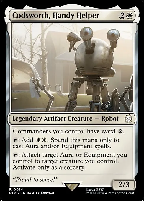 Codsworth, Handy Helper PIP-14 Rare Englisch