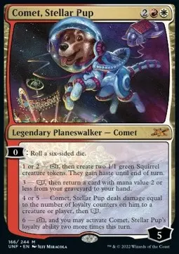 Comet, Stellar Pup UNF-166 Mythic Good Englisch Foil
