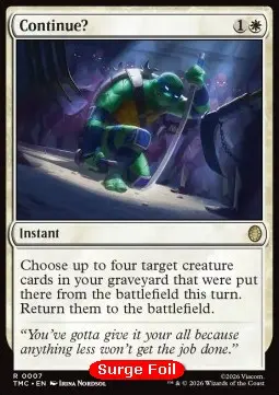 Continue? - Commander