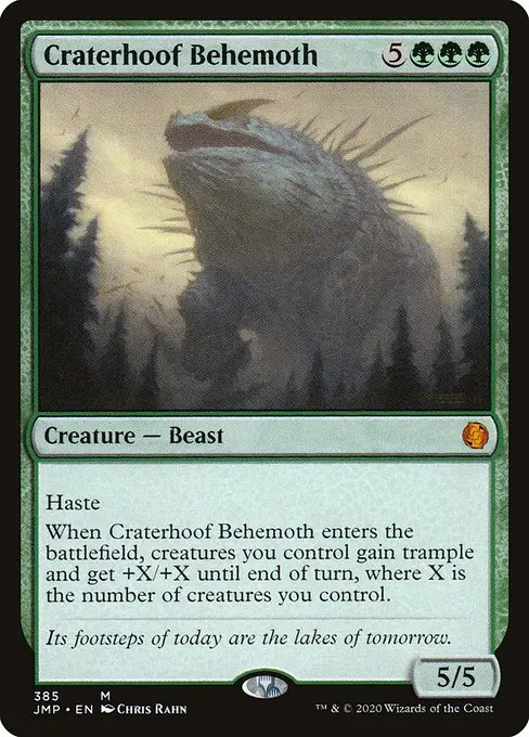 Craterhoof Behemoth JMP-385 Mythic Englisch