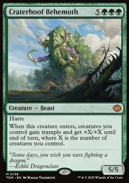 Craterhoof Behemoth - Tarkir