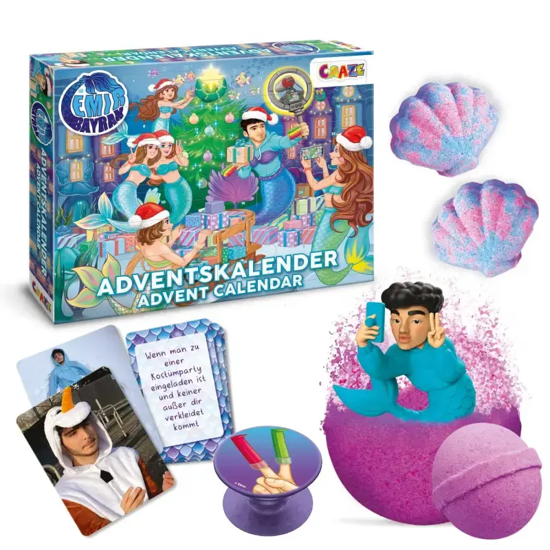 CRAZE Adventskalender 2026 Emir Bayrak Mermaid – TikTok Star Weihnachtskalender