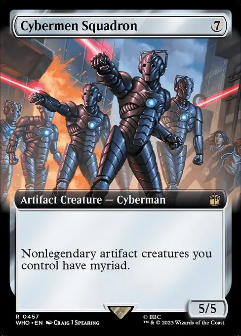 Cybermen-Schwadron (V.1) XWHO-457 Rare Deutsch