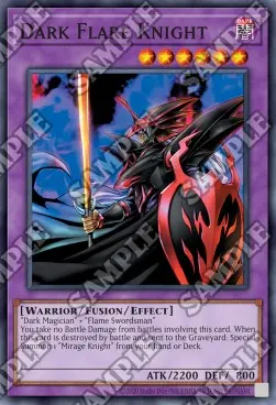 Dark Flare Knight DCR-25TH-EN017 Super Rare Englisch