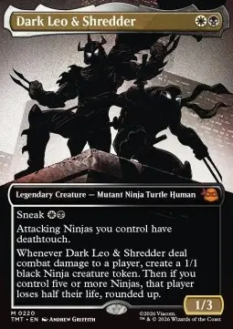 Dark Leo & Shredder (V.1) - Teenage Mutant Ninja Turtles