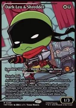 Dark Leo & Shredder (V.2) - Teenage Mutant Ninja Turtles