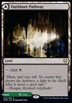 Darkbore Pathway // Slitherbore Pathway KHM-254 Rare Excellent Englisch