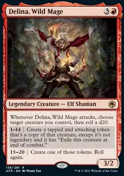 Delina, Wilde Magierin AFR-138 Rare Near Mint Deutsch Foil
