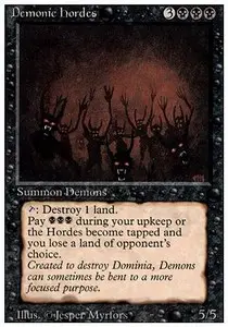 Demonic Hordes 3ED- Rare Excellent Englisch