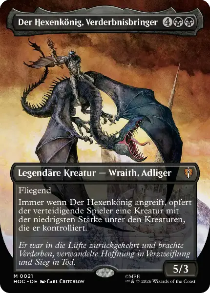 Der Hexenkönig, Verderbnisbringer HOC #21 Foil (DEU)