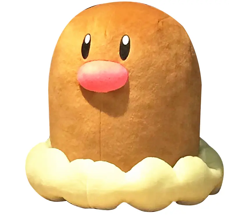 Digda Diglett Plüschtier (ca. 15cm)