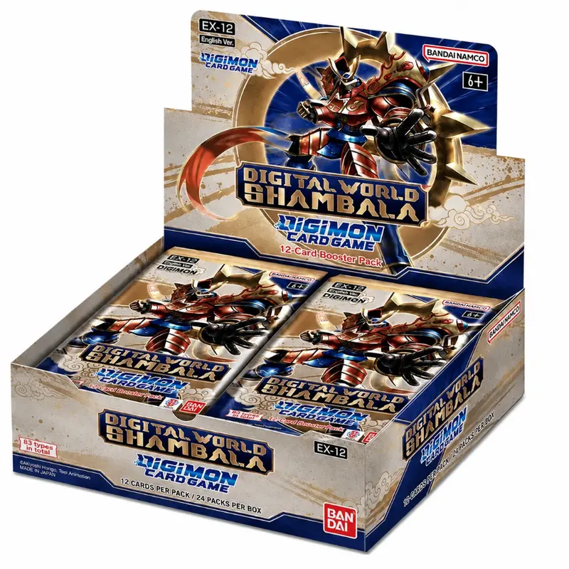 Digimon Card Game Digital World Shambala Booster Display EX12
