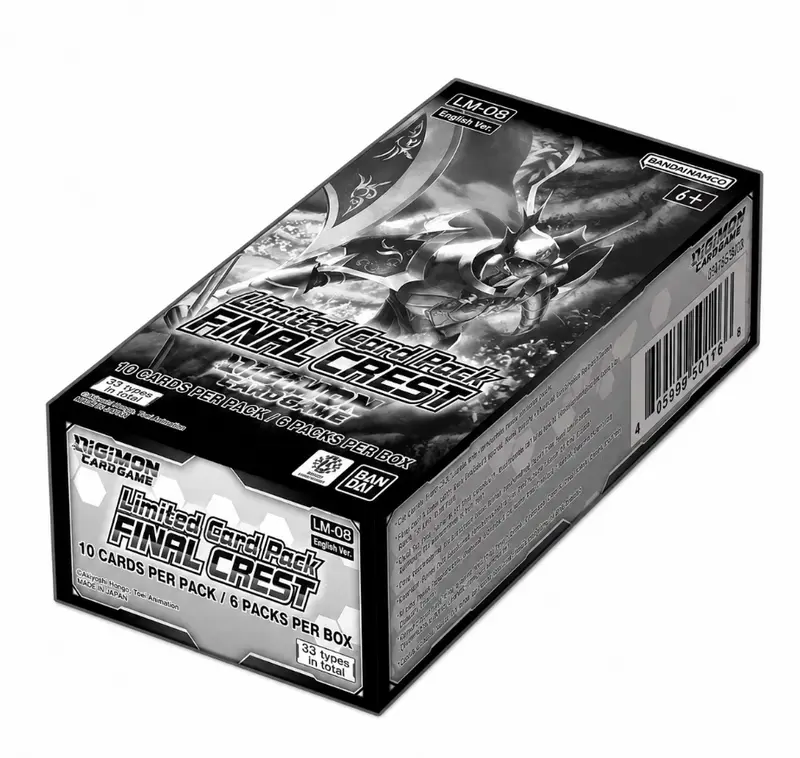 Digimon Card Game Limited Card Pack Final Crest Booster Display LM-08 EN